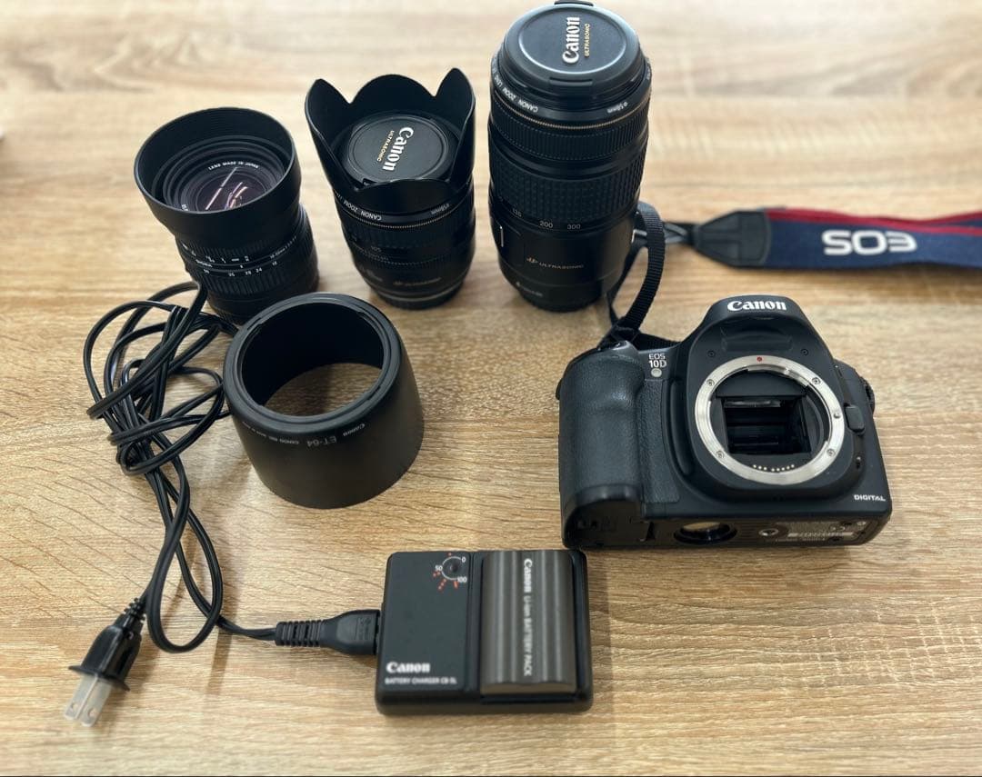 キャノンEOS10D 希少　レンズ付セット