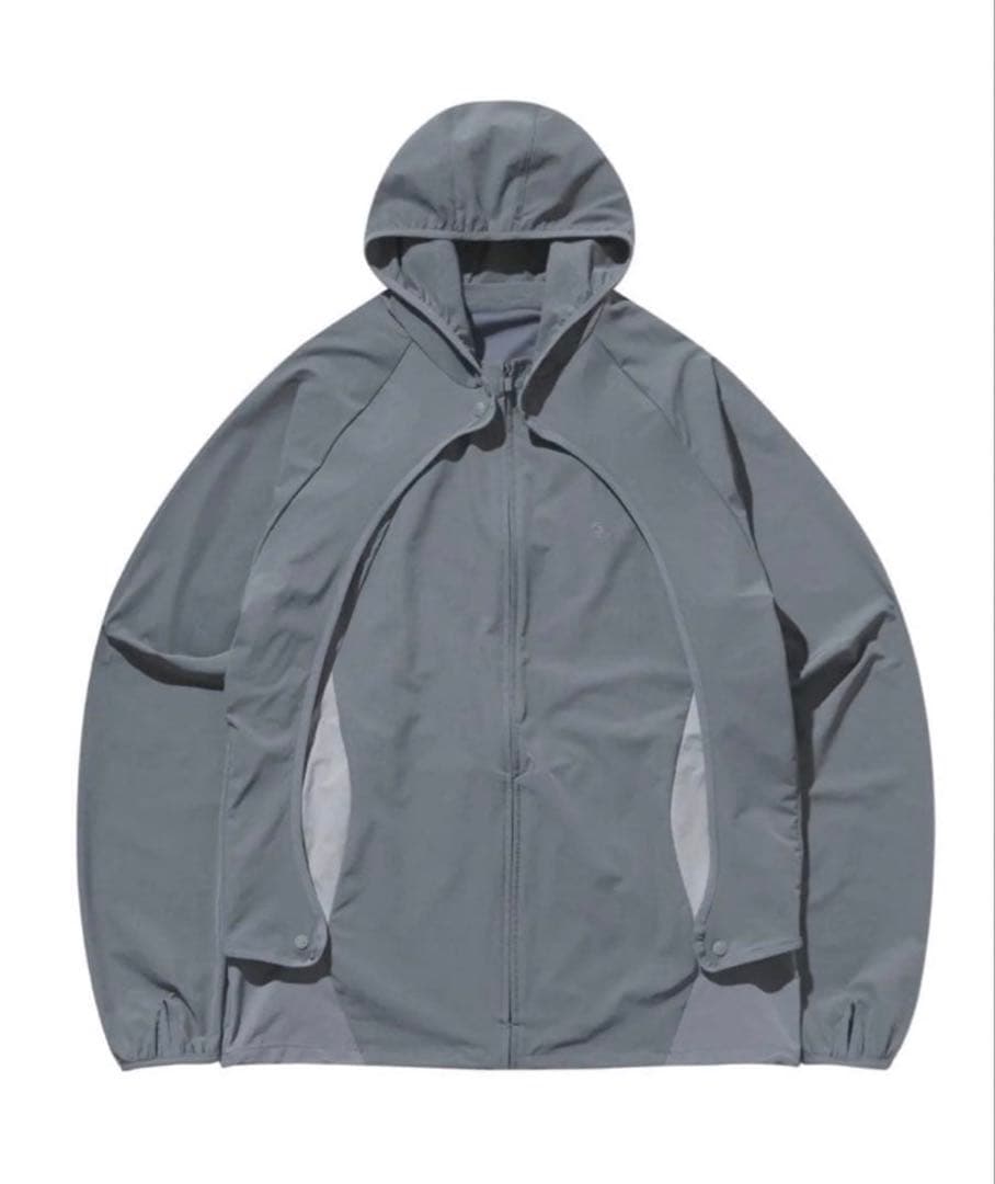 sansangear サンサンギア グレー ナイロンジャケット サイズ2