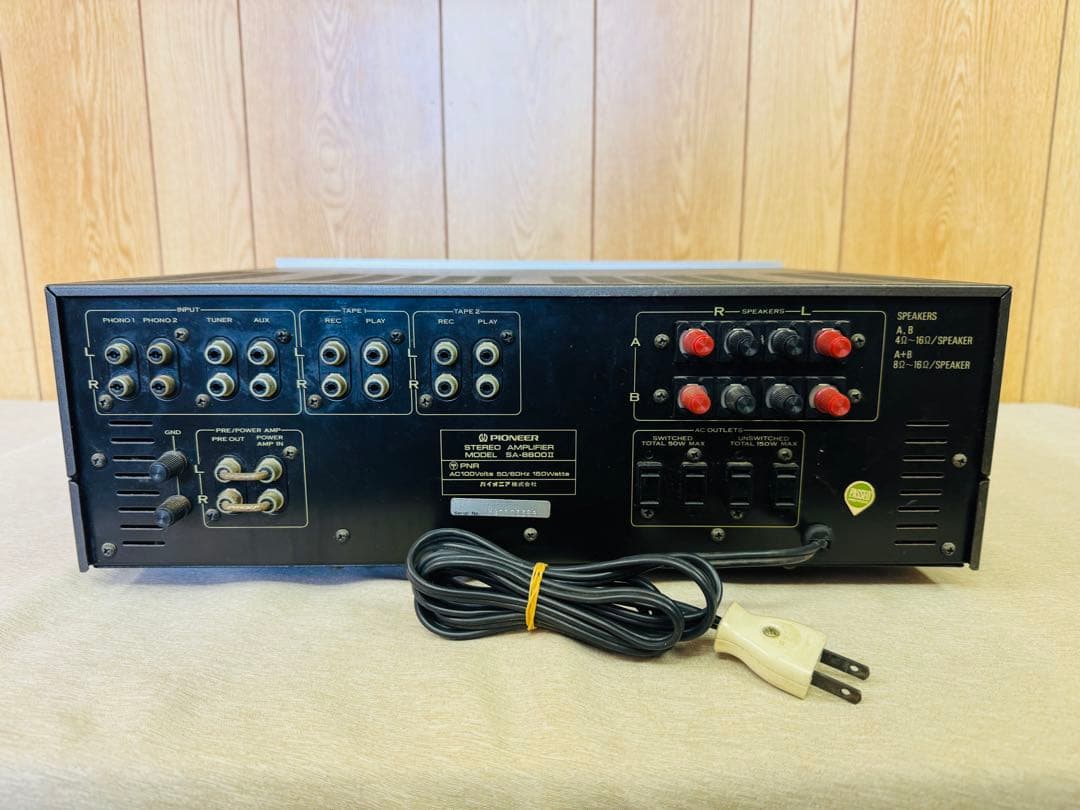 PIONEER パイオニア　プリメインアンプ SA-8800II ②