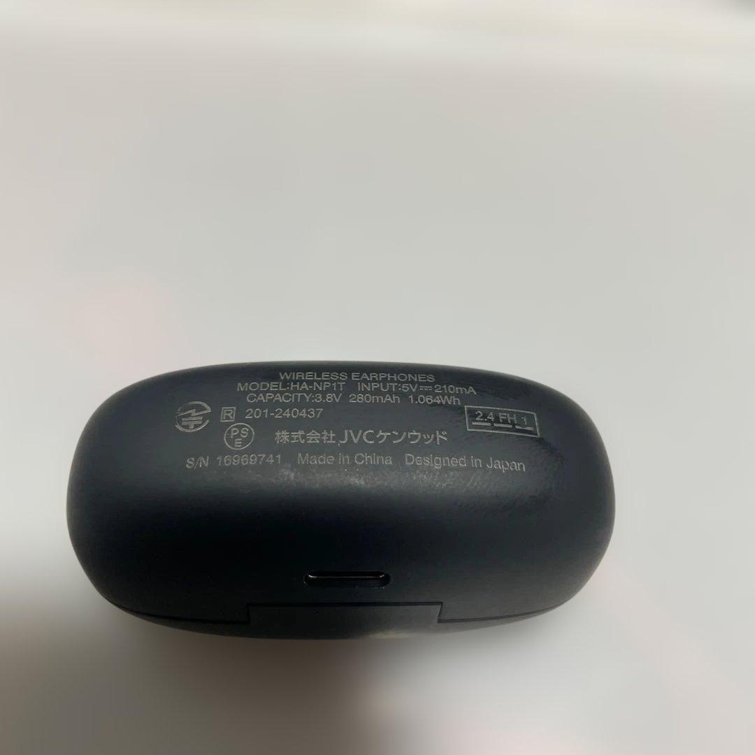 JVC HA-NP1T ワイヤレスイヤフォン ブラック