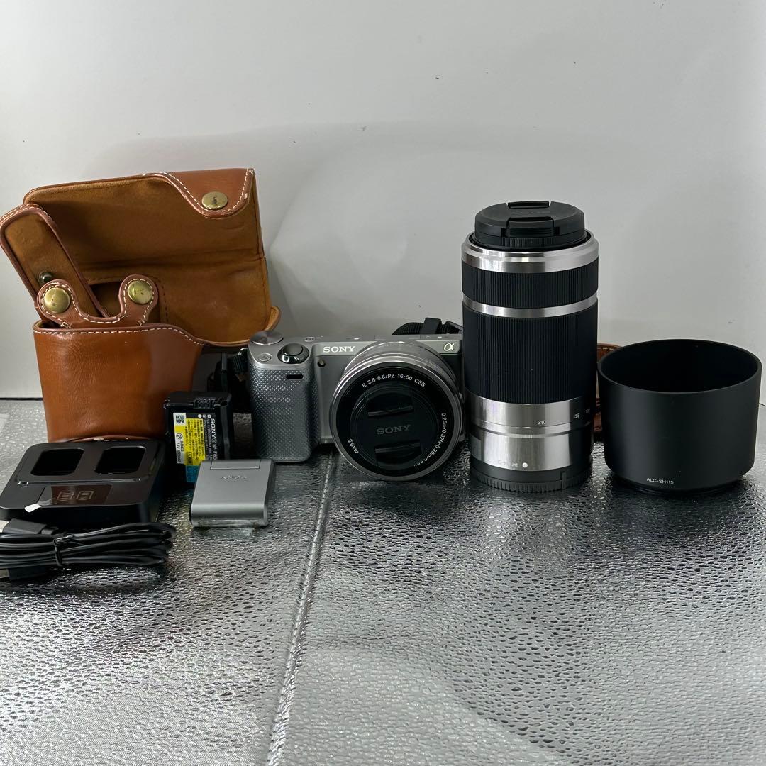 ピンクの猫 ■付属品多数SONY ソニー NEX-5R ダブルズームキット