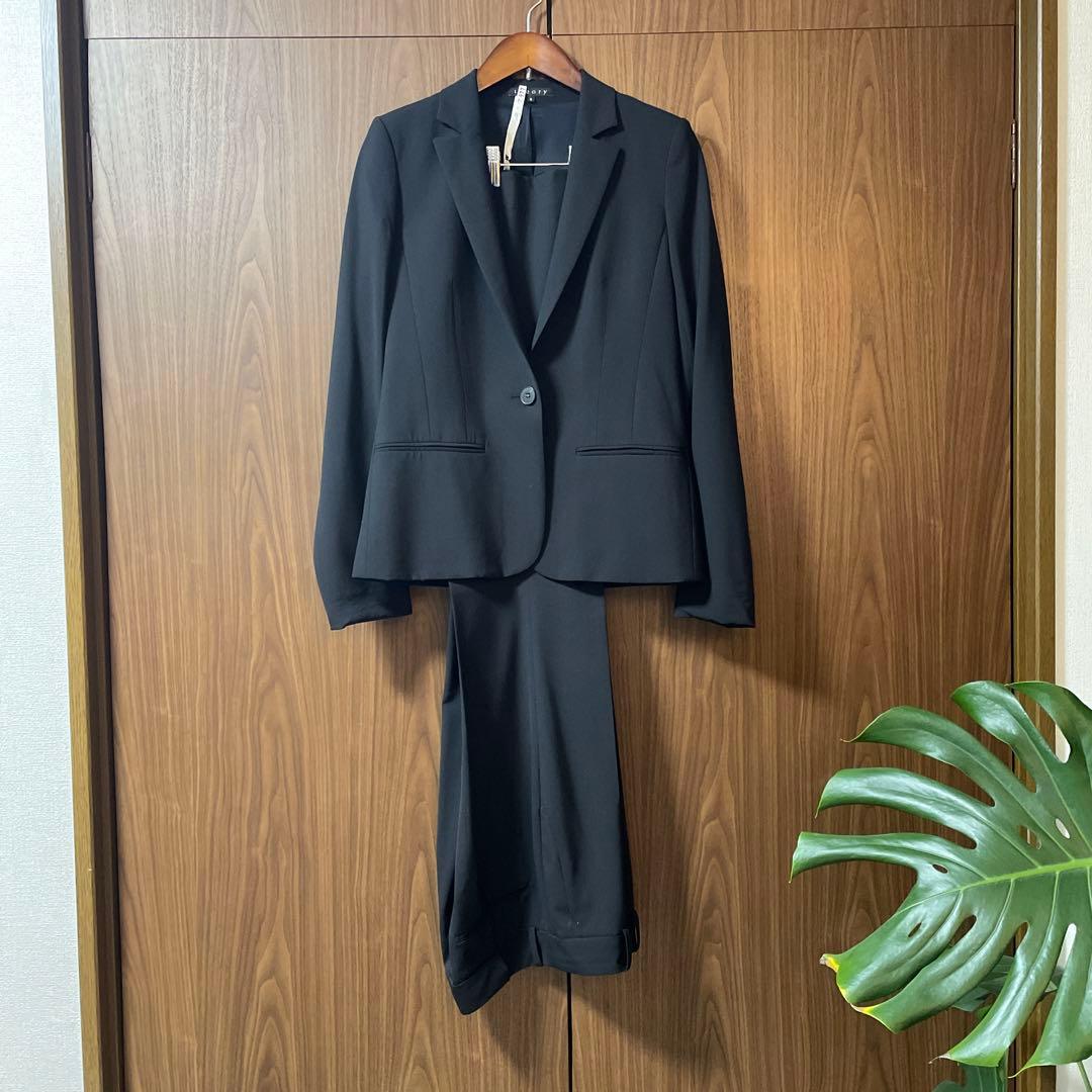 theory レディース　スーツ　セットアップ　38 ブラック