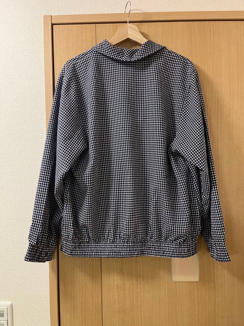 11747391購入　ギンガムチェック　星　ジャケット
