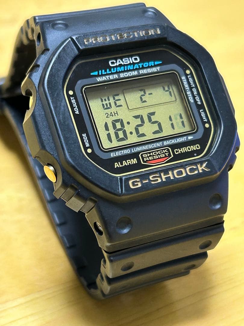 casio G-SHOCK ジーショックDW-5600E 良好　美品　ゴールド