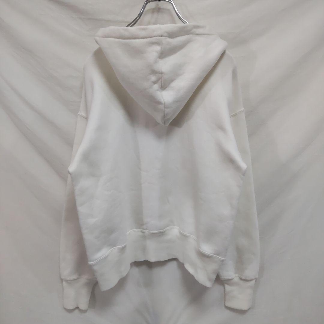 HELLER'S CAFE 後付け 両V パーカー 40 ホワイト 裏起毛