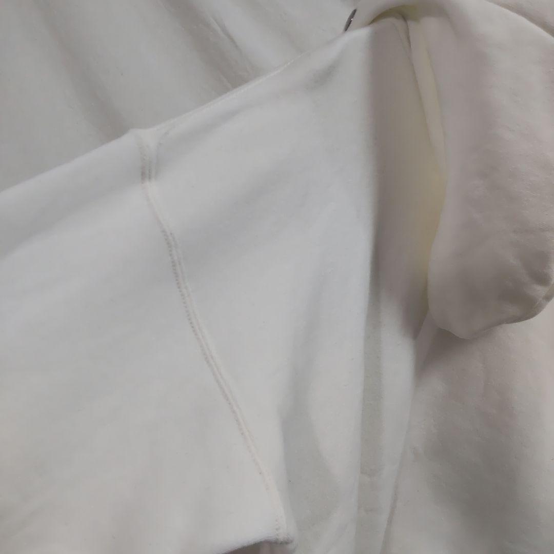 HELLER'S CAFE 後付け 両V パーカー 40 ホワイト 裏起毛