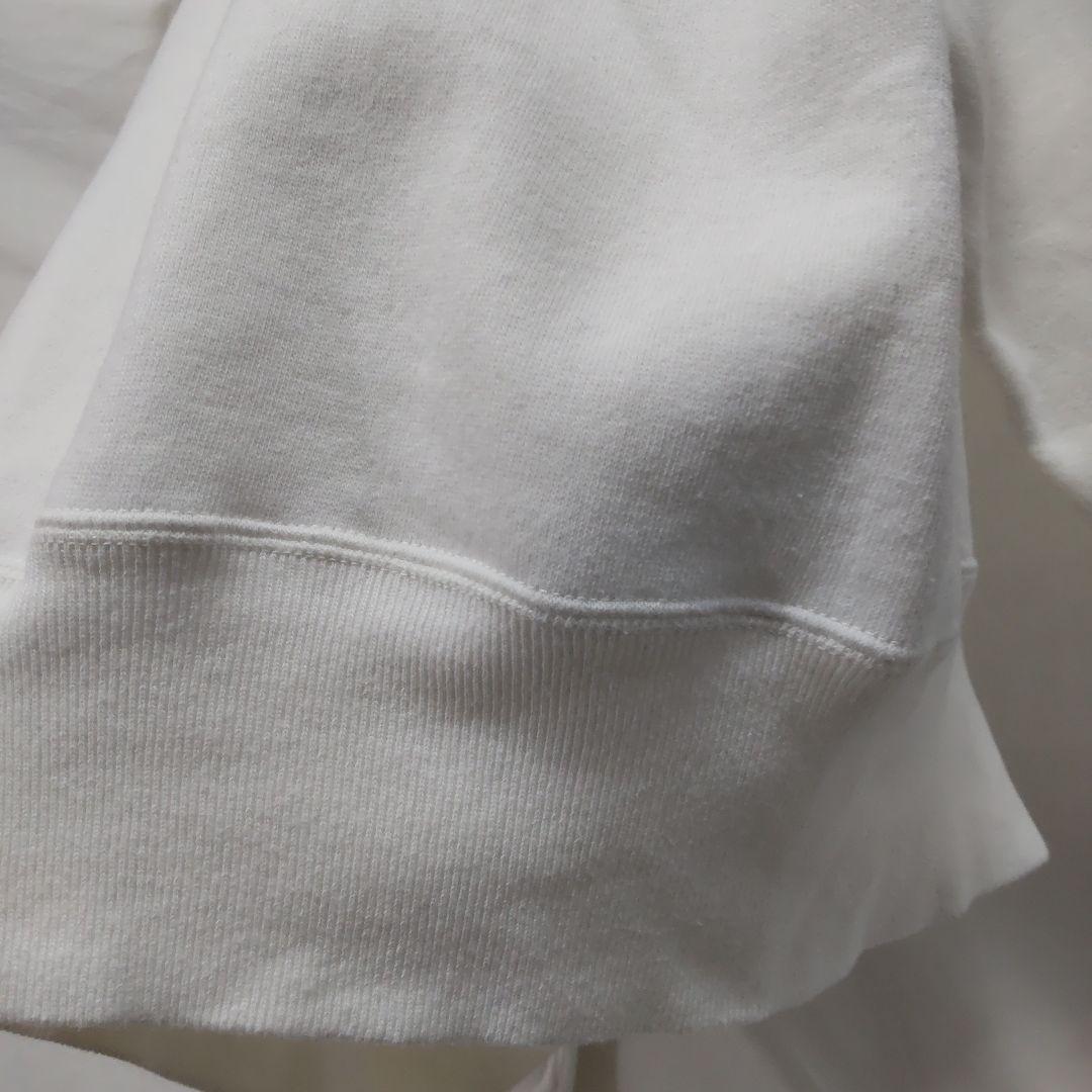 HELLER'S CAFE 後付け 両V パーカー 40 ホワイト 裏起毛