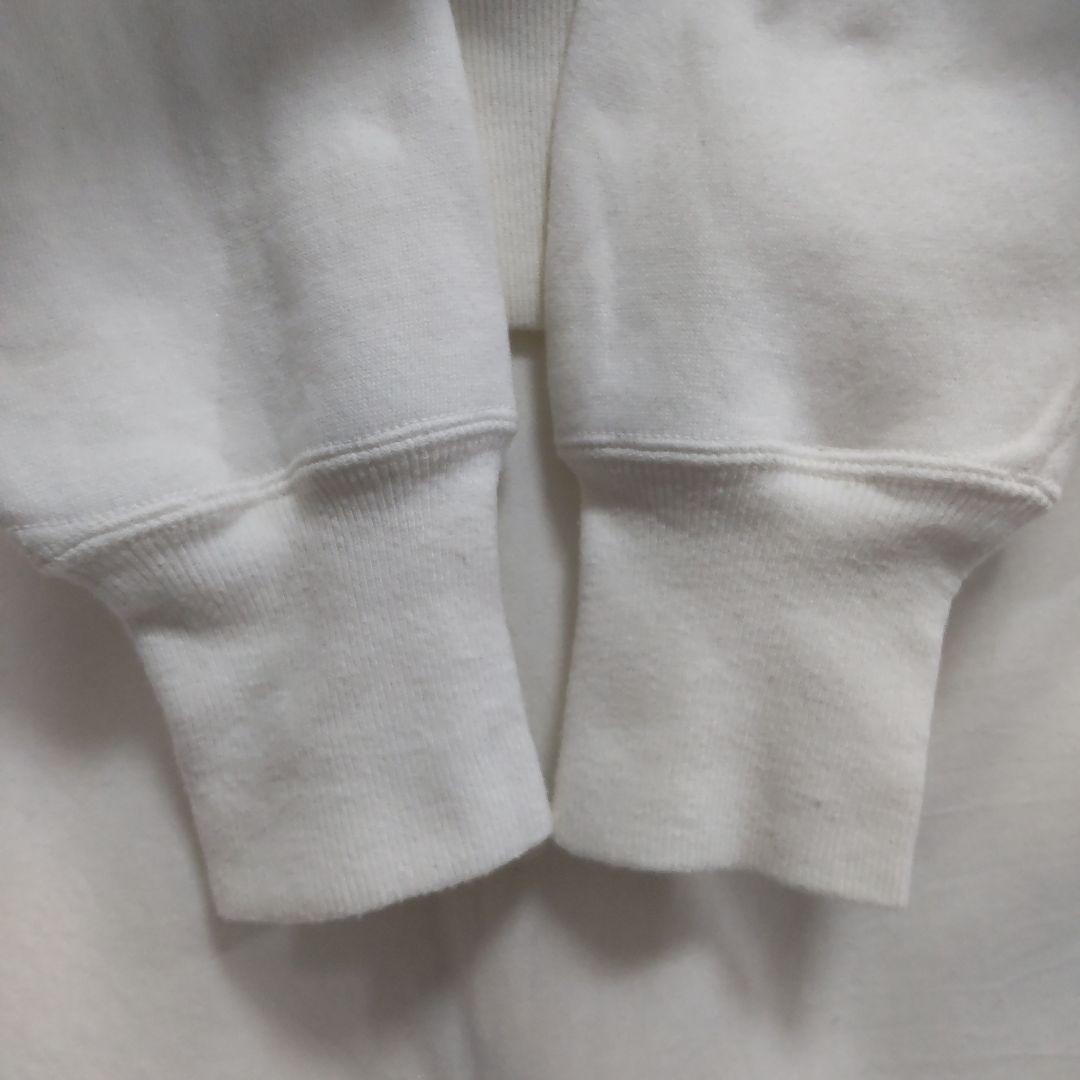 HELLER'S CAFE 後付け 両V パーカー 40 ホワイト 裏起毛