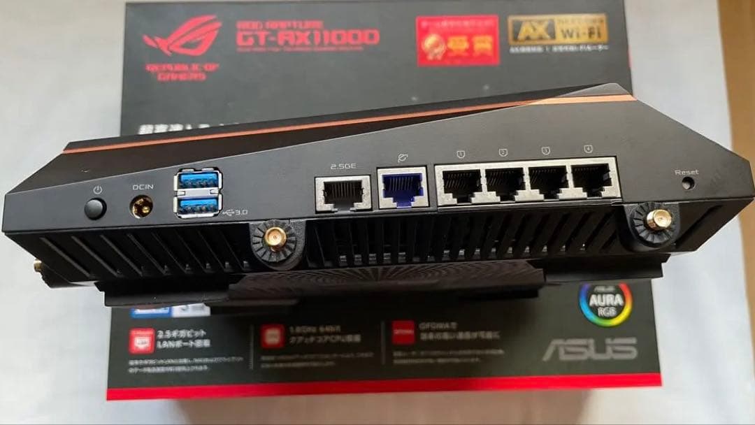 ASUS GT-AX11000 ゲーミング Wi-Fiルーター