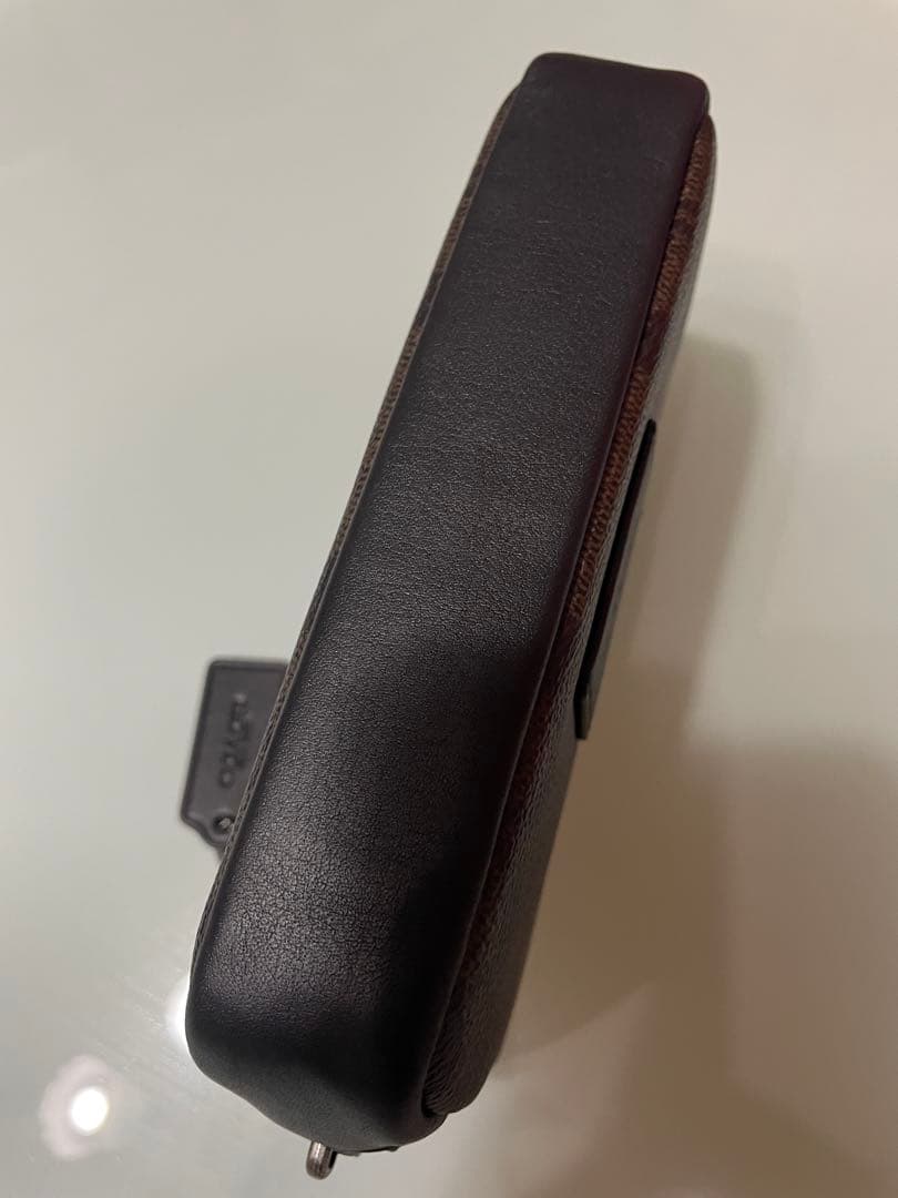 未使用品 COACH シグネチャー ショルダーバッグ ダークブラウンＸ黒