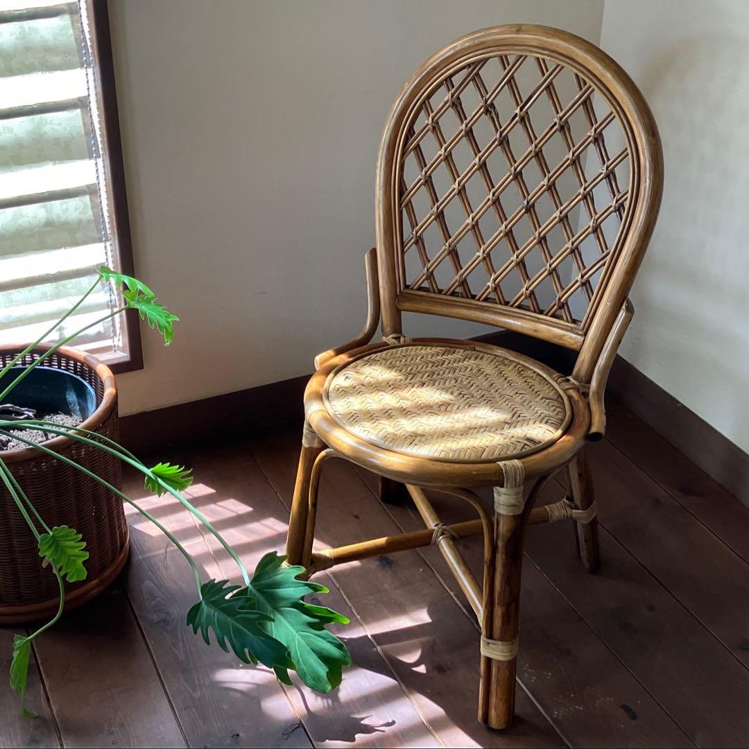 籐家具、チェア、籐製品、ラタン椅子 バンブーチェア