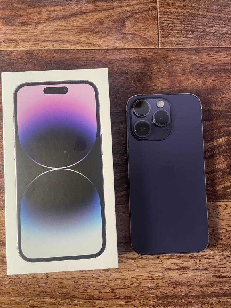 Apple iPhone 14 Pro 256GB ディープパープル　○判定