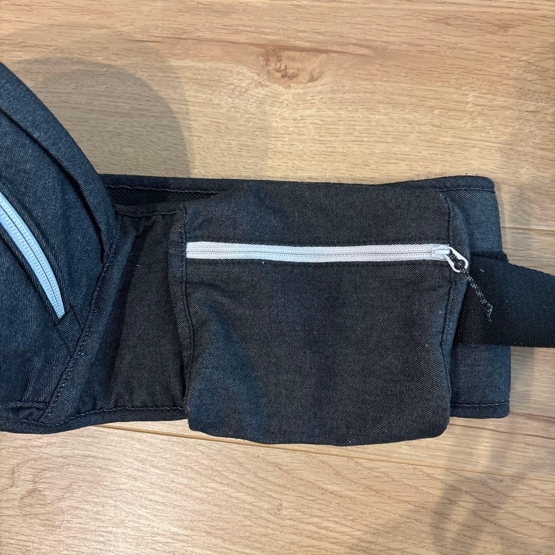 ポルバン ヒップシート アドバンス　1934 シングルショルダー デニムブラック