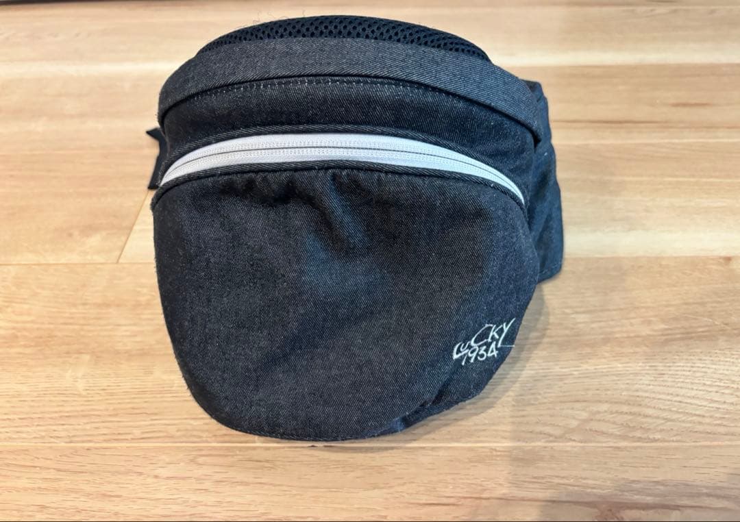 ポルバン ヒップシート アドバンス　1934 シングルショルダー デニムブラック