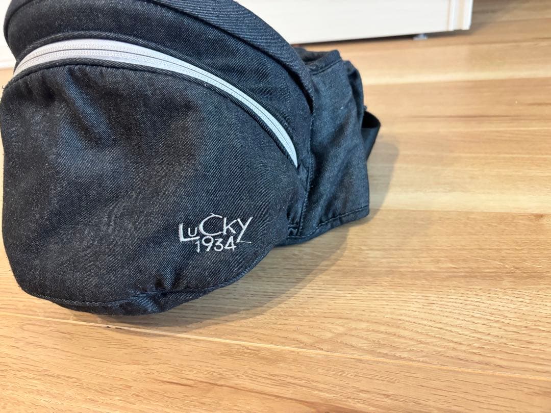 ポルバン ヒップシート アドバンス　1934 シングルショルダー デニムブラック