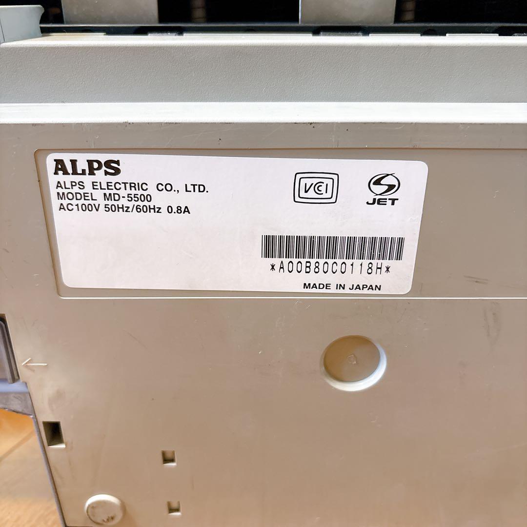 【ジャンク】通電OK ALPS MD-5500 マイクロドライ プリンター