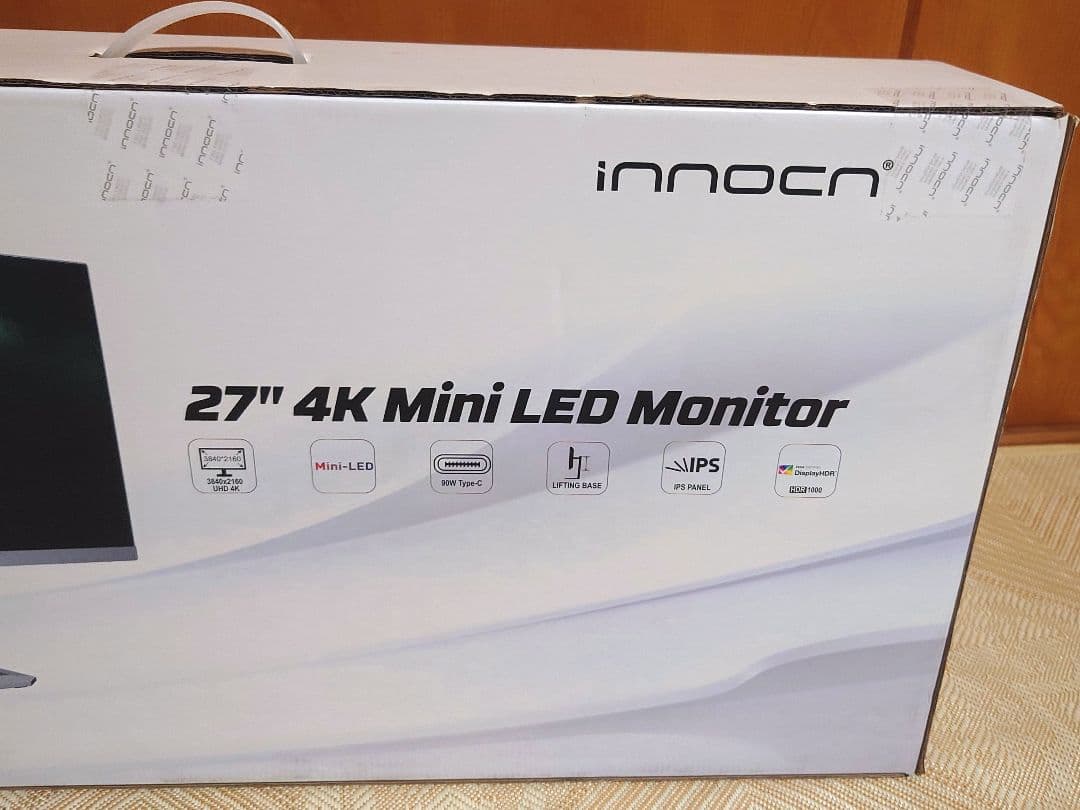 n*h様 新品 INNOCN 27M2U ミニLED 4K HDR1000 Sw