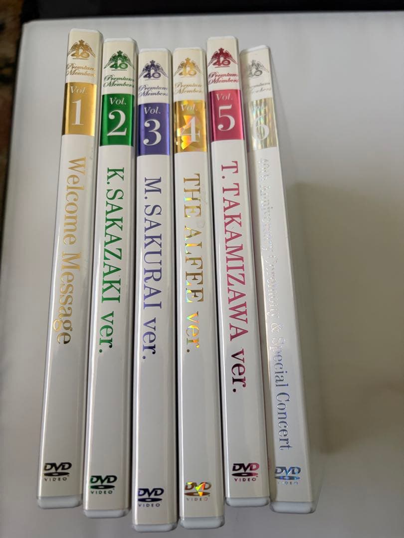 THE ALFEE 40thAnniversary DVD6巻セット