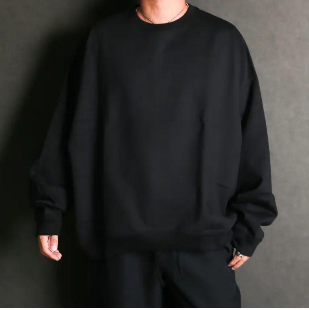MARKAWARE マーカウェア　ブラック スウェット 1　HUGE SWEAT
