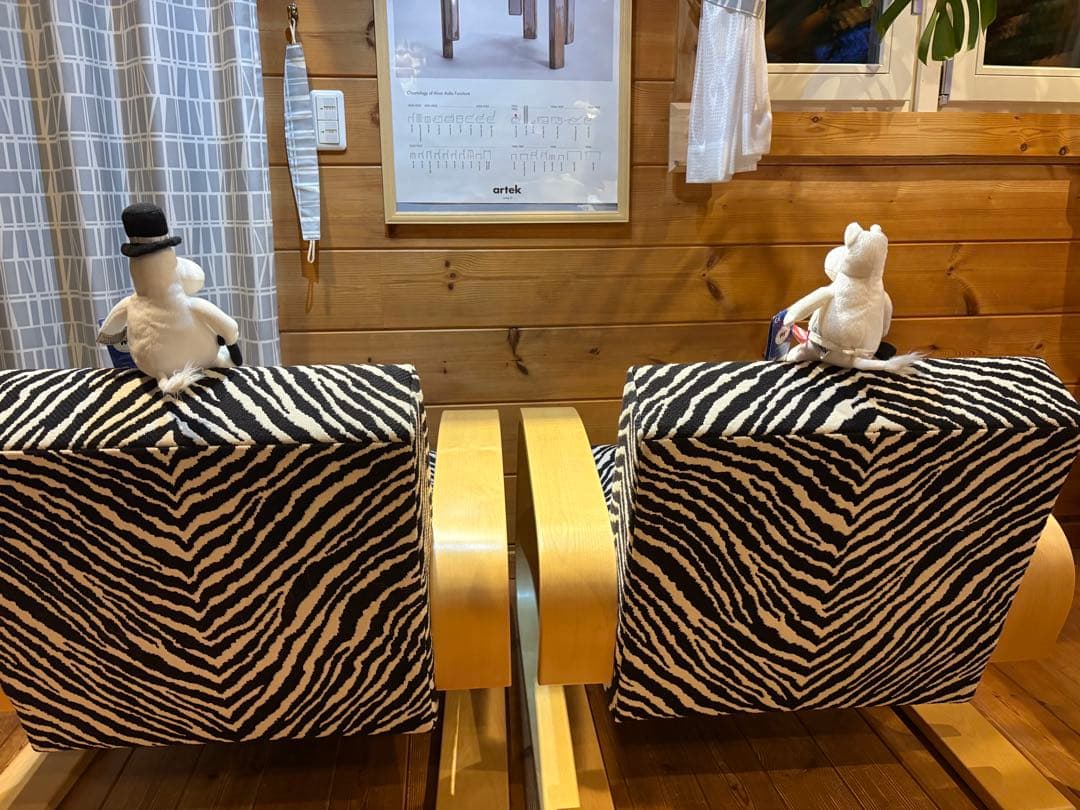 北欧家具Artek / アルテックタンクソファ400ゼブラ一脚