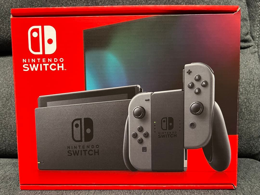 Switch 本体　ブラック　グレー　Nintendo 任天堂　付属品完備