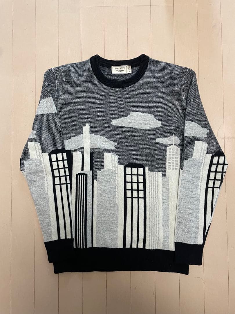 【ARCHIVE】Maison Kitsuné Cityscape Knit