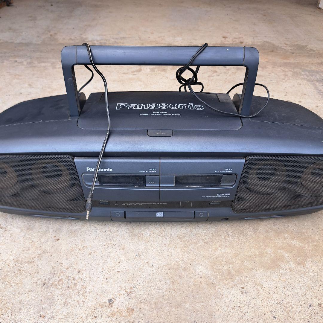 Panasonic ポータブルCDシステム カセットデッキ付き