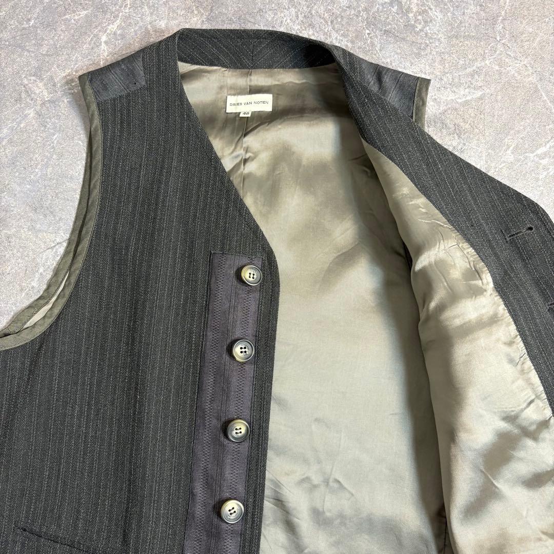 00s ドリスヴァンノッテン ストライプベスト archive 48