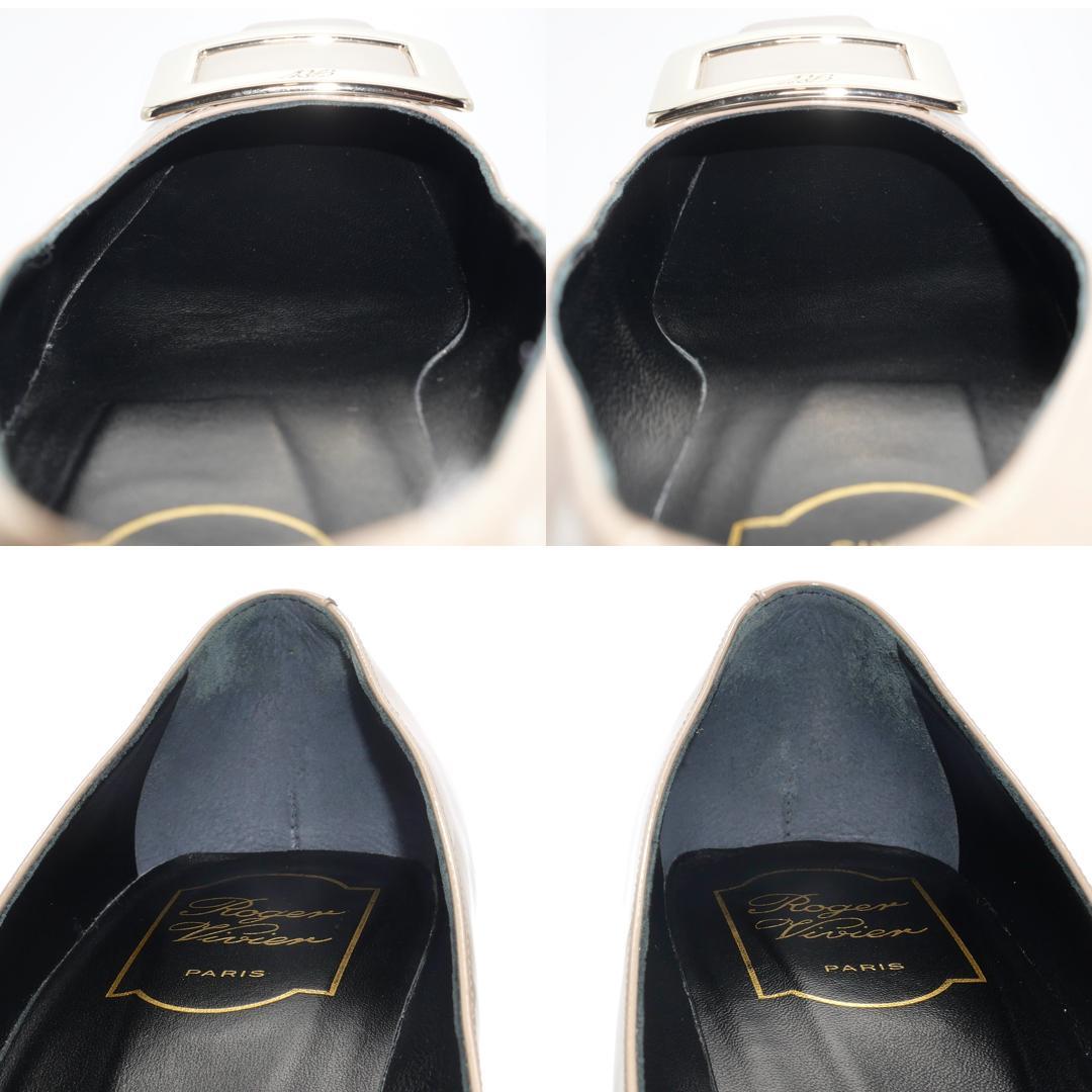 37　Roger Vivier　ロジェヴィヴィエ　ベルヴィヴィエ　グレージュ