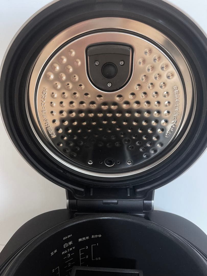 炊飯器 balmuda the gohan K08A-BK 3合炊き