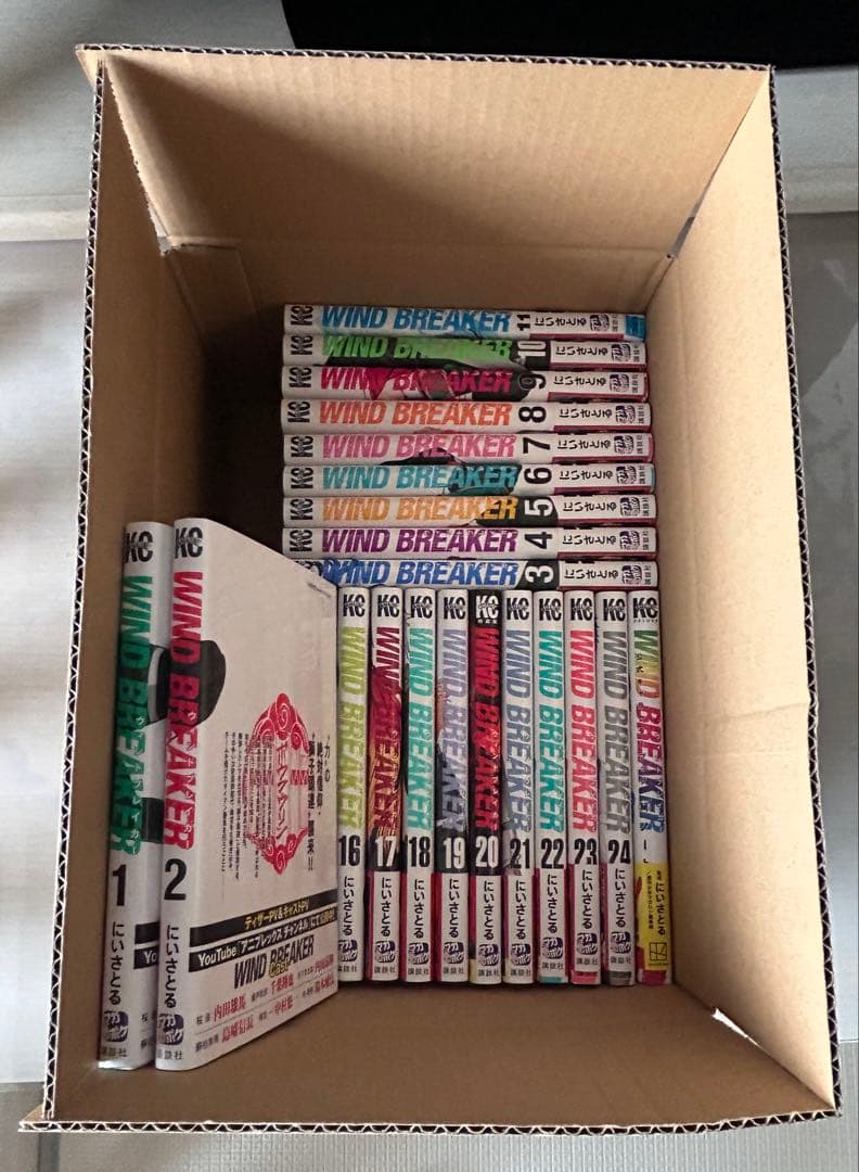 ウィンドブレーカー 1～24巻 キャラクターブック　特典カード　全巻セット