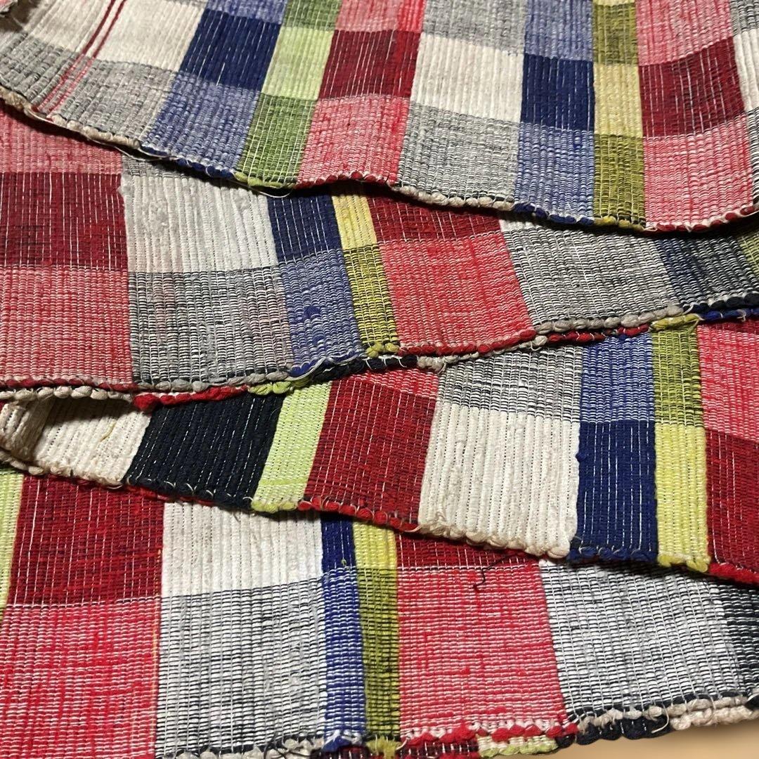 Os528 裂織　半幅帯