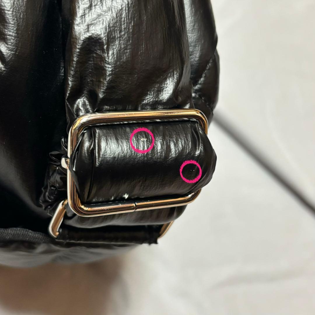 バッグ RICH RAISE Cross quilt bag / Black