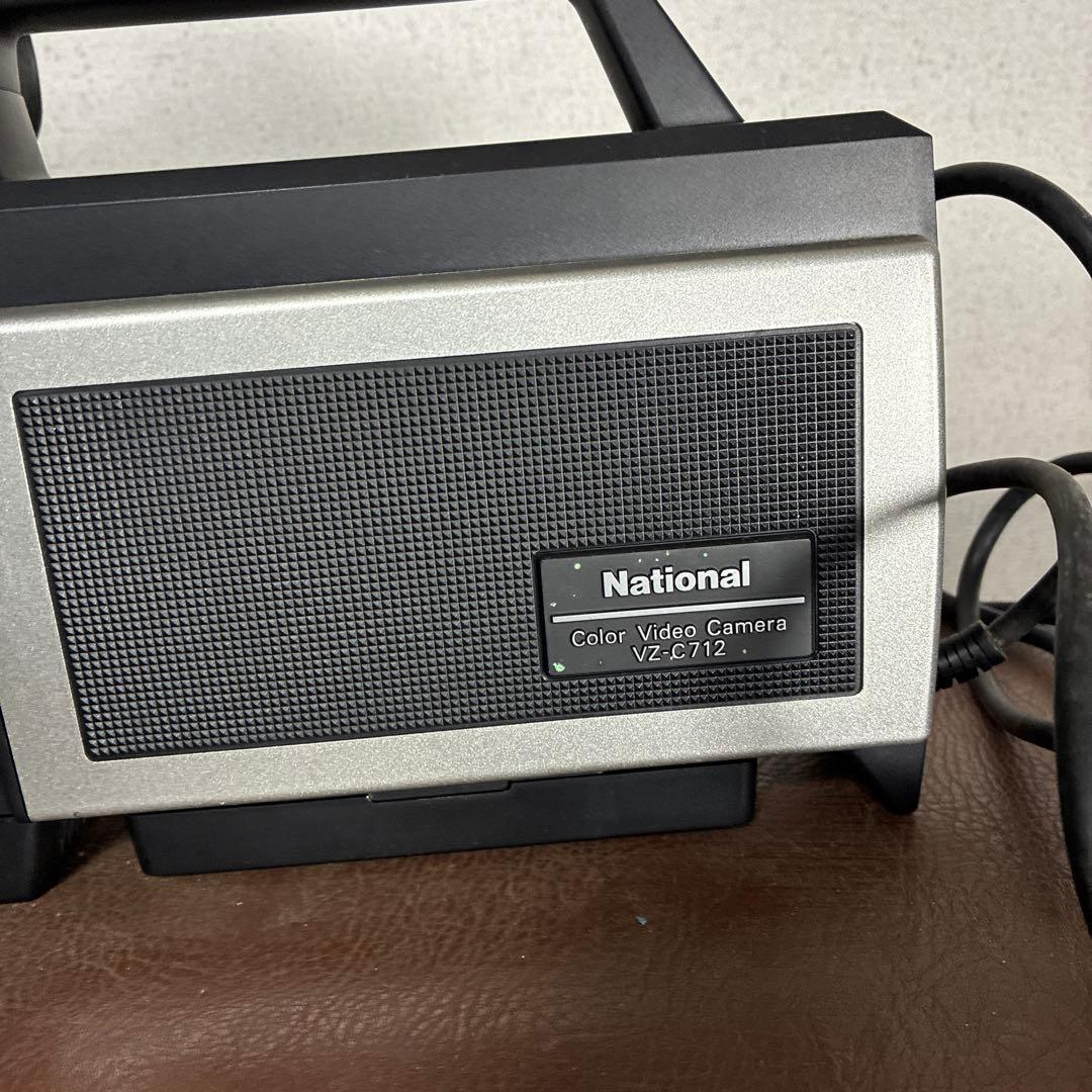 超レア昭和　National VZ-C712カラー ビデオカメラ　動作未確認