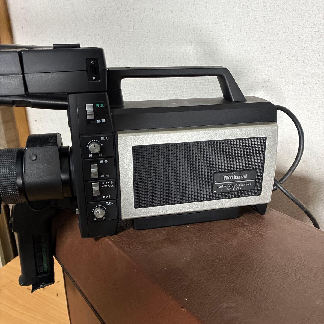 超レア昭和　National VZ-C712カラー ビデオカメラ　動作未確認