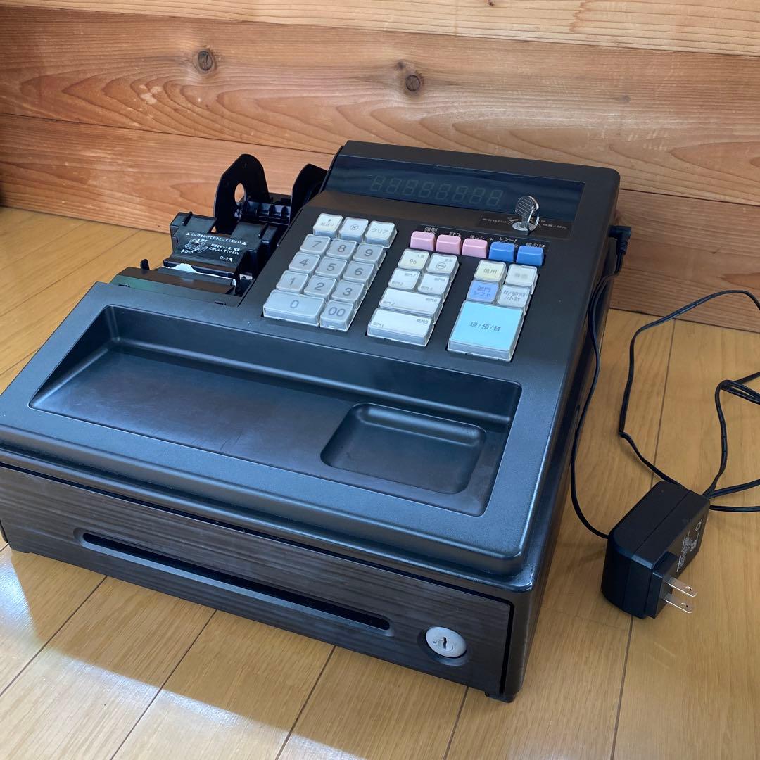 SHARP 電子レジスタ XE-A147 B 【※プリンタカバー欠品】