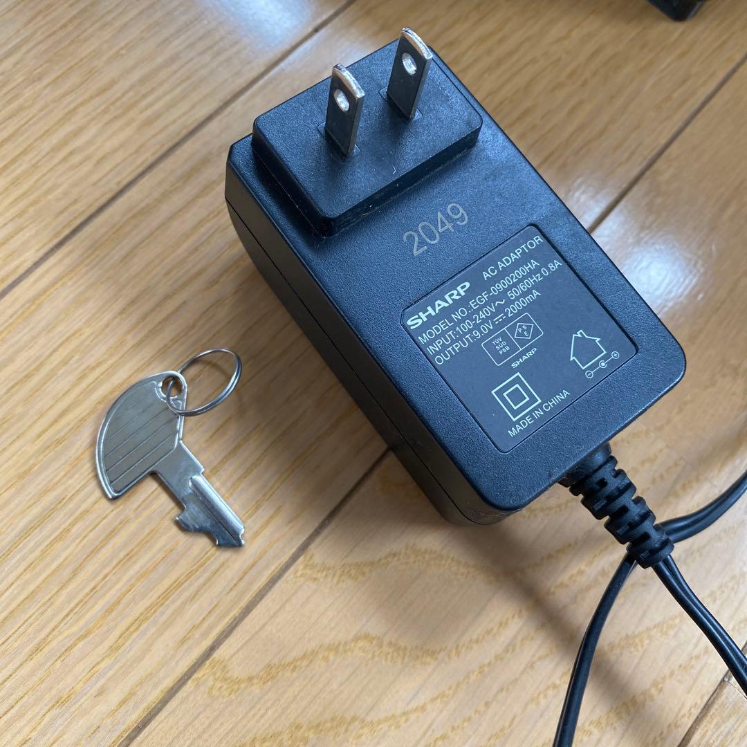 SHARP 電子レジスタ XE-A147 B 【※プリンタカバー欠品】