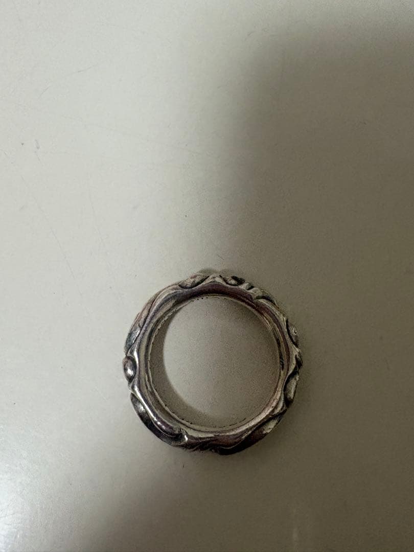 美品　CHROME HEARTS クロムハーツ スクロールバンド リング　指輪
