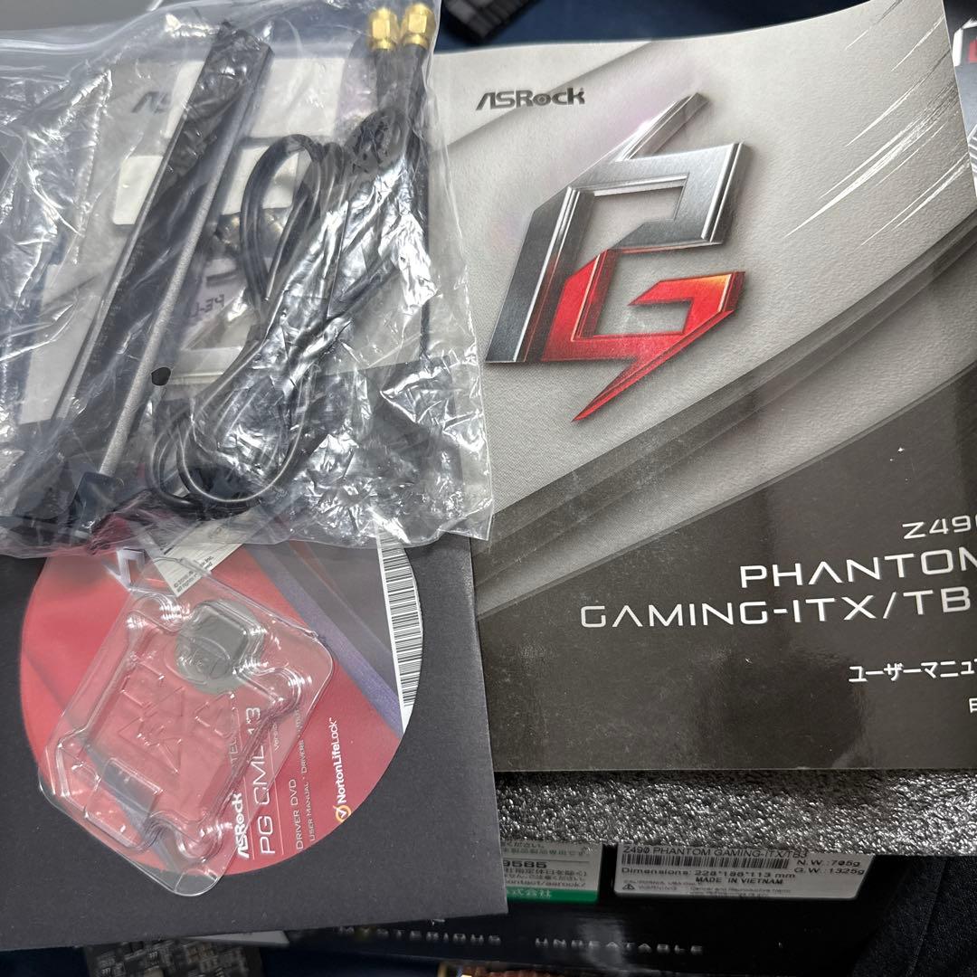 ASRock Z490 PHANTOM GAMING-ITX/TB3 動作確認済