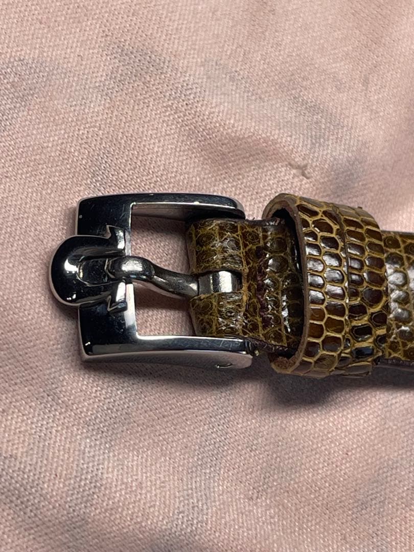 SWISS OMEGA Seamaster 自動巻 新品未使用リザード　箱　稼働