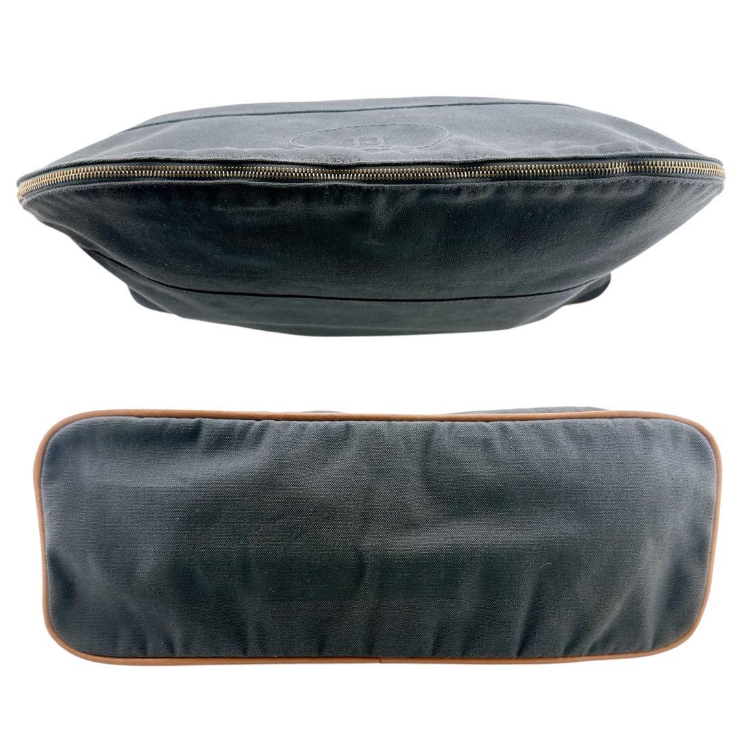 希少◇美品◇エルメス キャンバス ボリードポーチTGM ポーチ 大きめ グレー