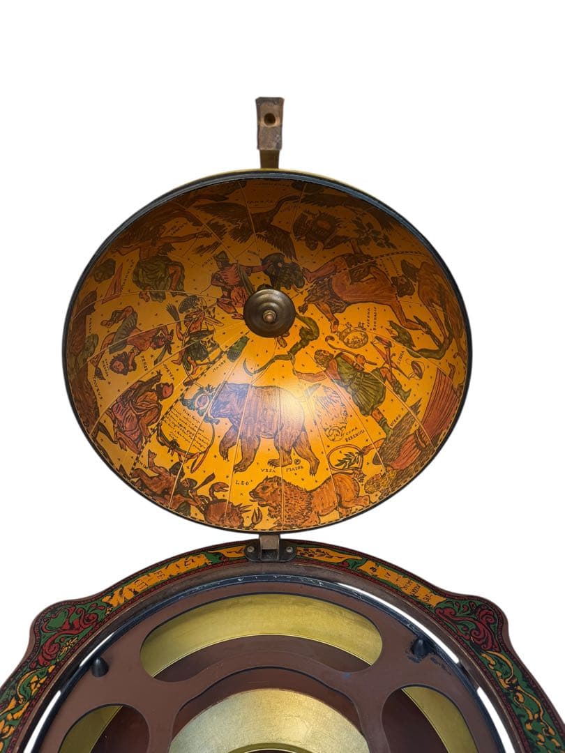 【希少品】イタリア製 ワインセラー ワインラック 地球儀 キャスター付 レトロ