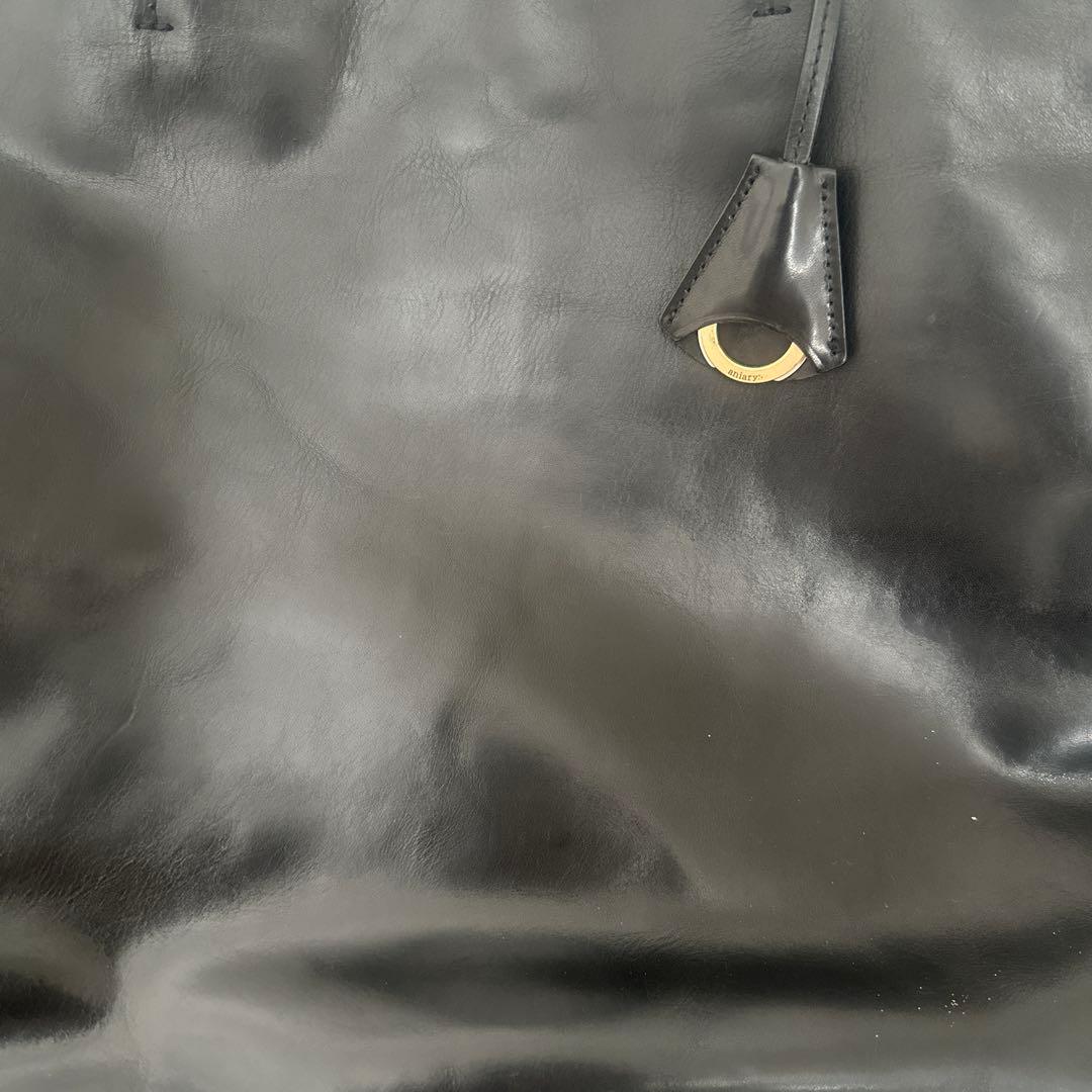 aniaryアンティーク レザー牛革 本革ビジネス通勤メンズトートバッグ日本製