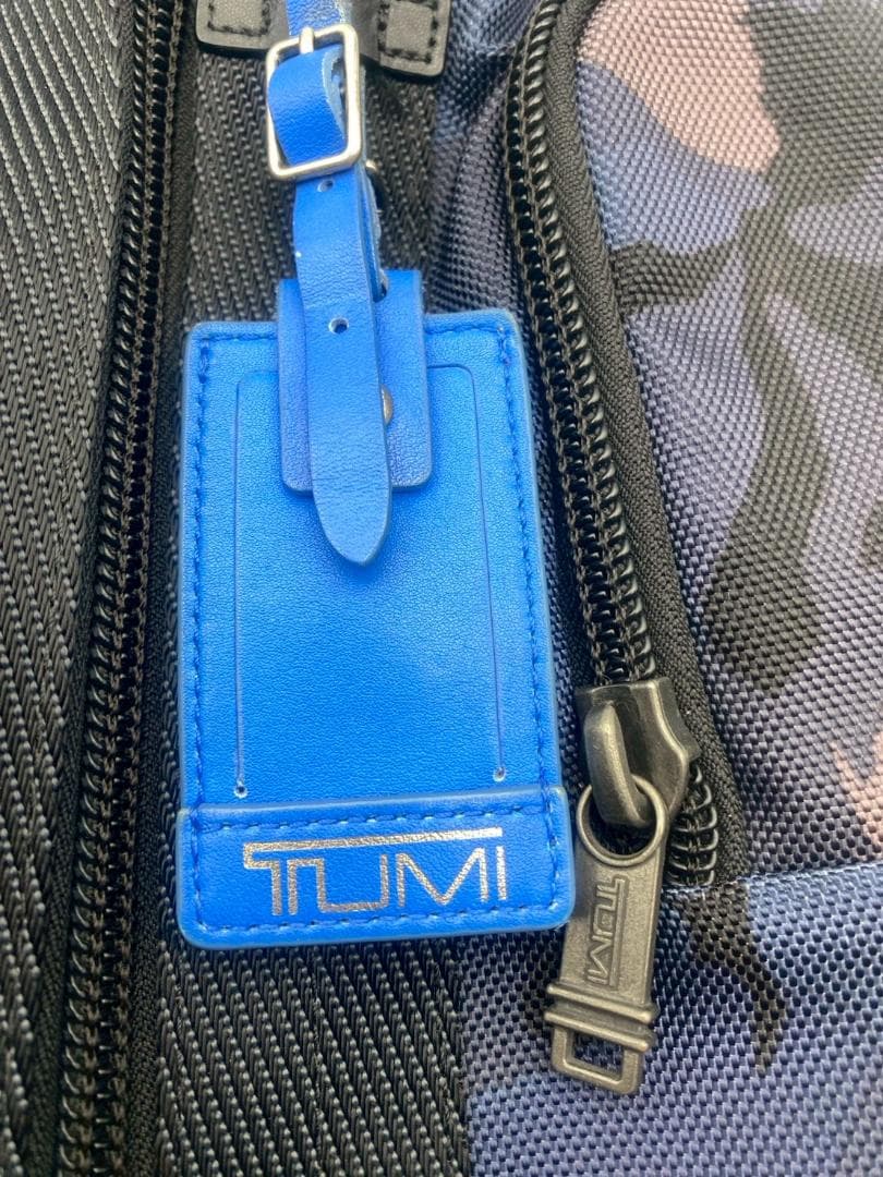 TUMI サラトガ 222393 迷彩ボディバッグ ネイビー ワンショルダー 黒