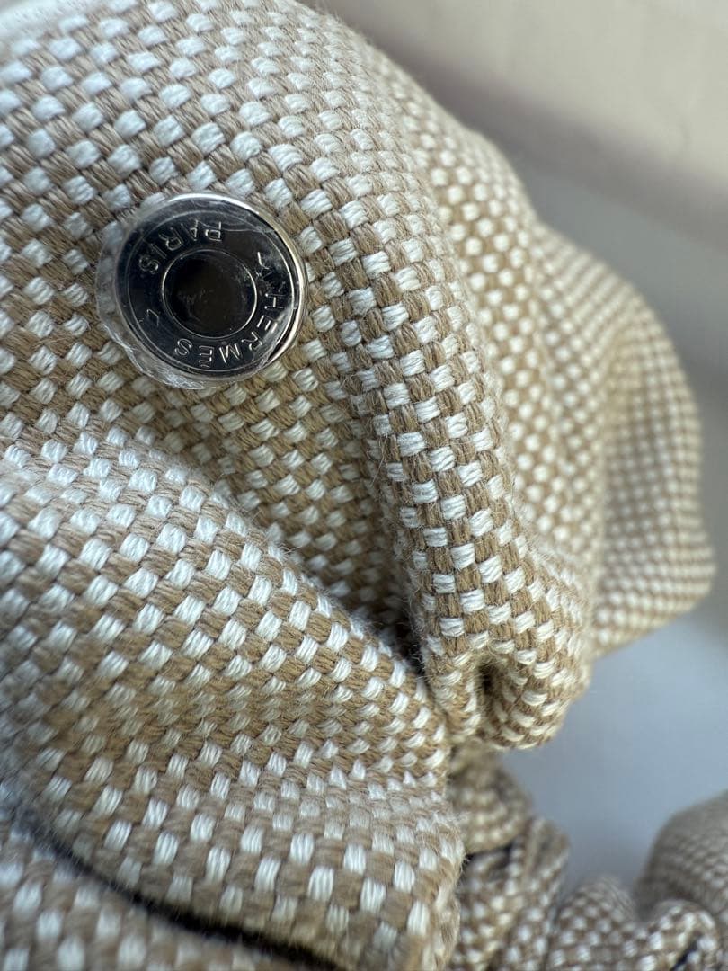 新品未使用　エルメス　シュシュ 《クラウディア》 プラン・エア　本物保証