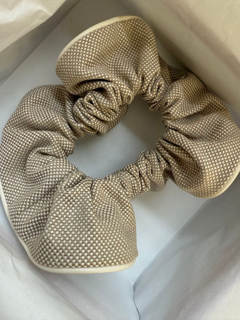 新品未使用　エルメス　シュシュ 《クラウディア》 プラン・エア　本物保証