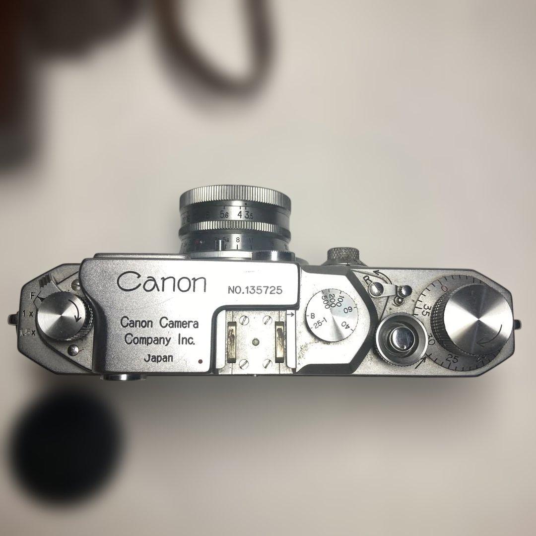 キャノン　オールドカメラ　NO.135725 革ケース付き