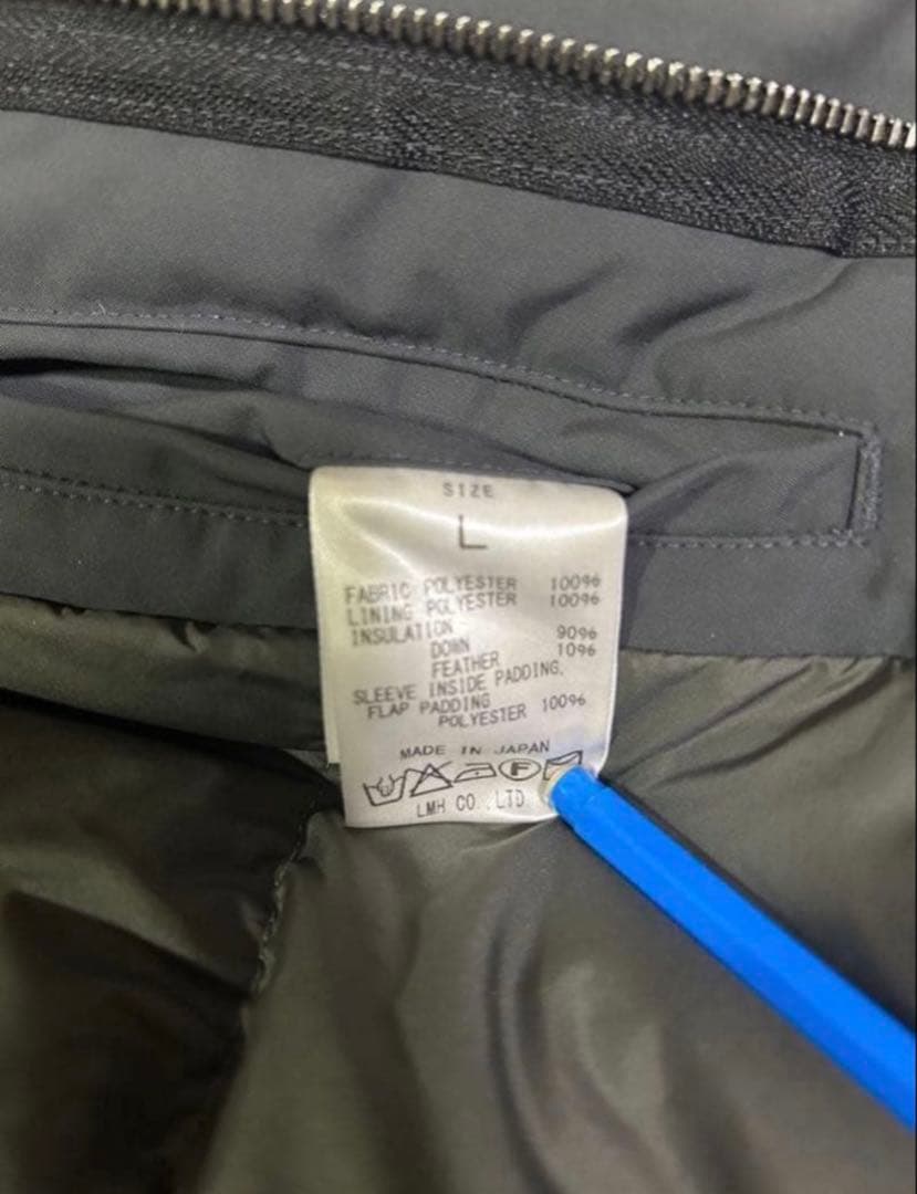 VAINL ARCHIVE DICROS ダウン ブルゾン sizeL