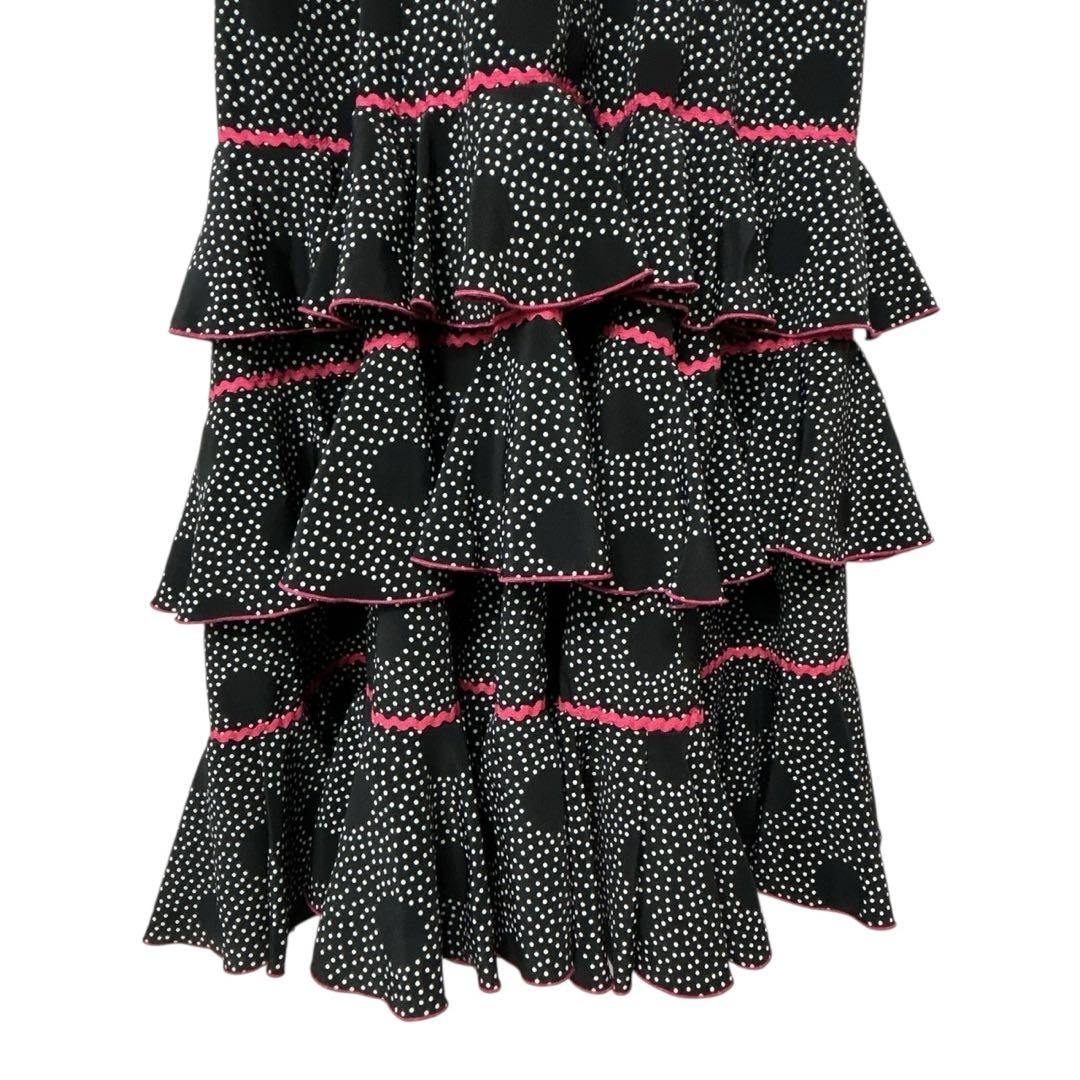 フラメンコ衣装　Lopez de santos スペイン製 ドット フリル