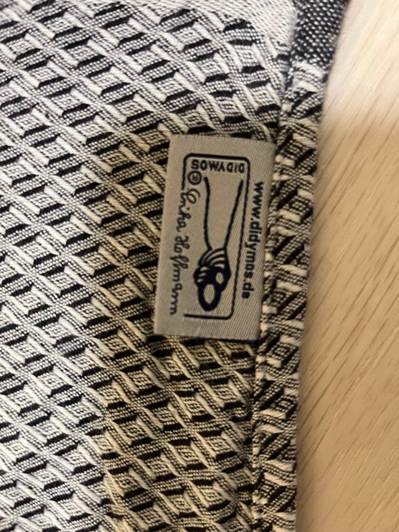 193fさん専用　DIDYMOS モノトーン サイズ5 ディディモスベビーラップ